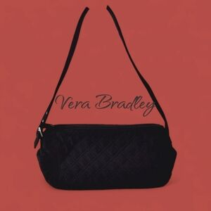 Vera Bradley Black Quilted 11" Bag
